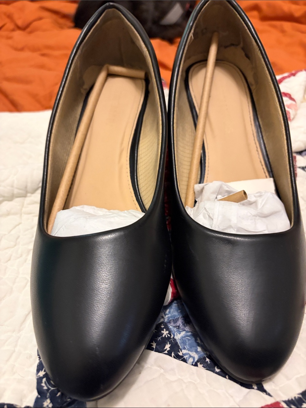 Ankis Women's Black Wedge Pumps - Classic Everyday Comfort